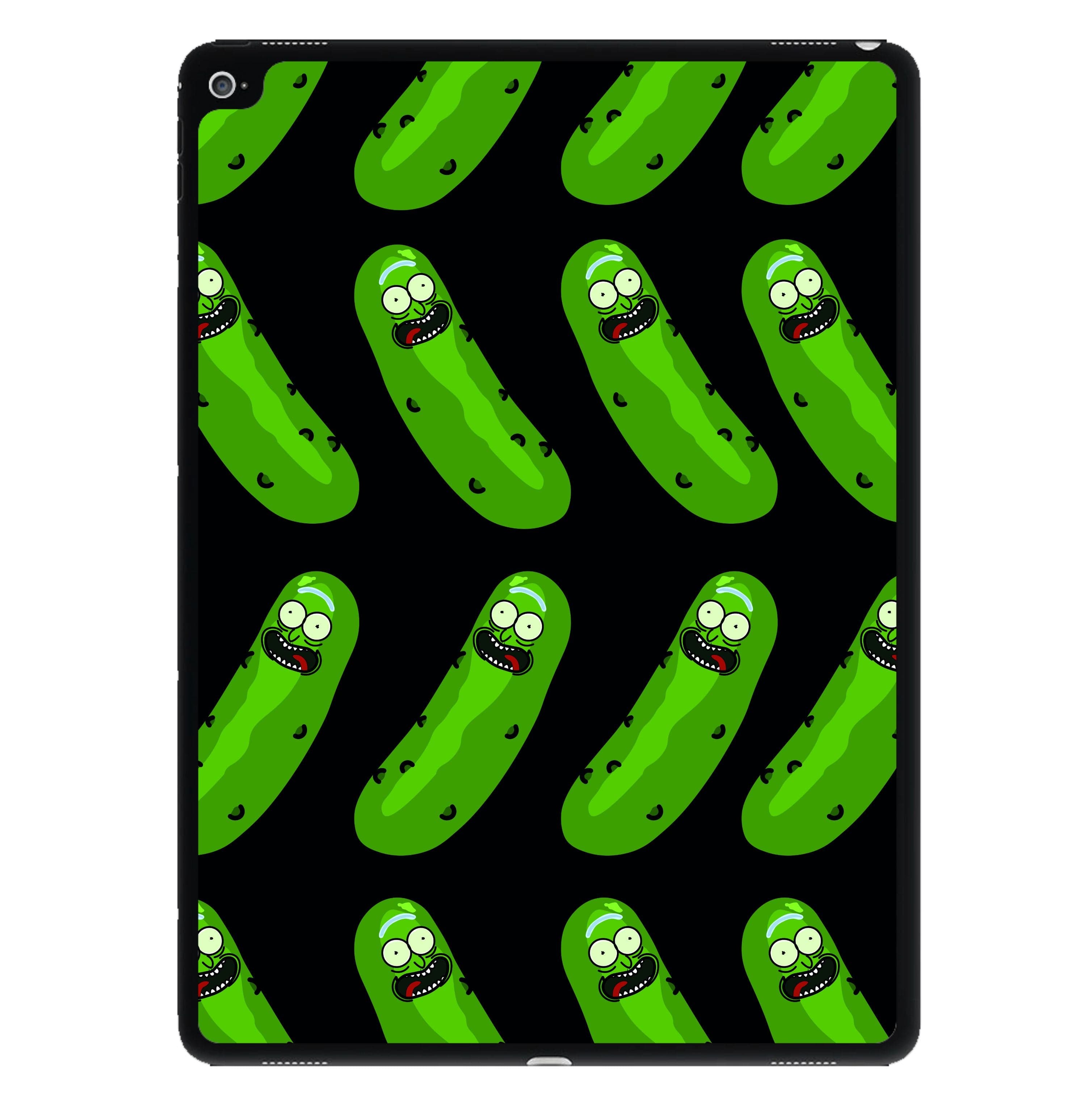 Pickle Rick Pattern Pickle Rick Pattern - Rick And Morty iPad Case