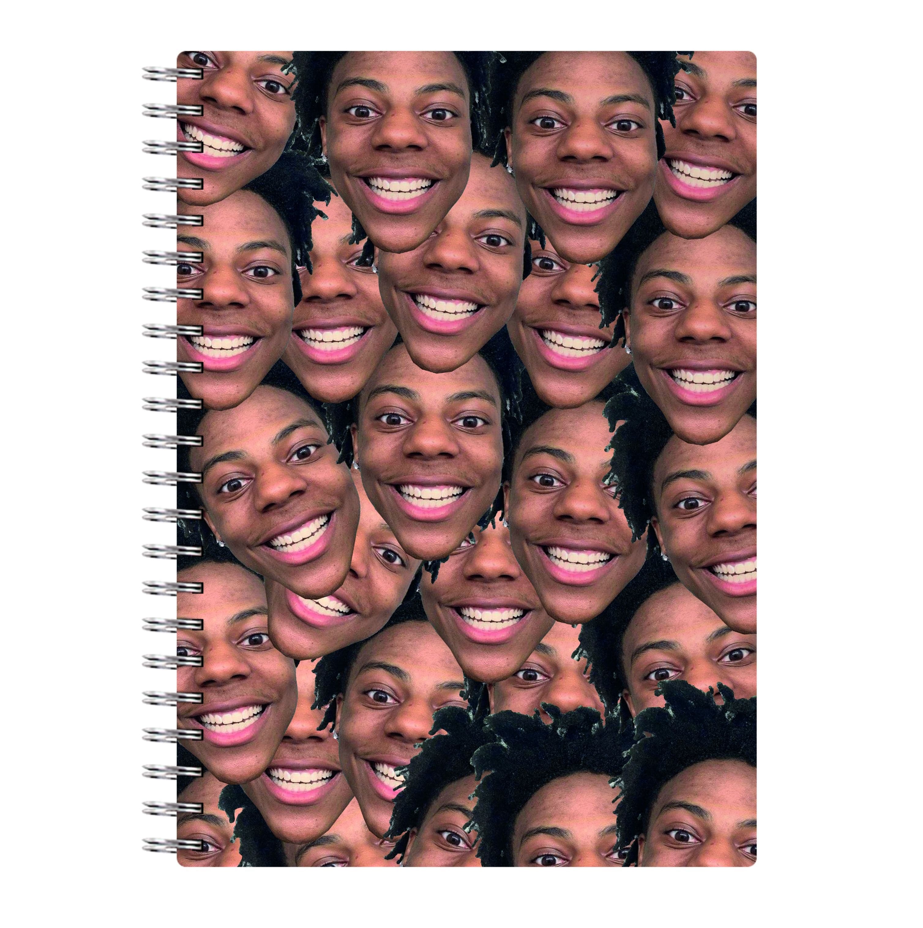 Speed Face Collage Notebook